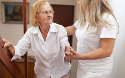 How Do You Help an Elderly Person Climb Stairs?