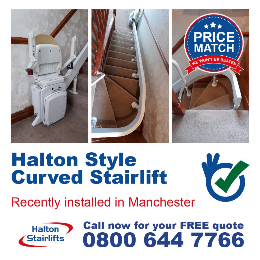 HS Style Curved Stairlift Manchester v2