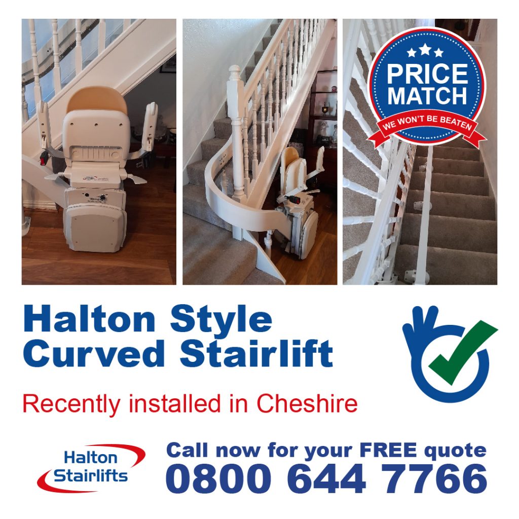 HS Style Curved Stairlift Cheshire v2