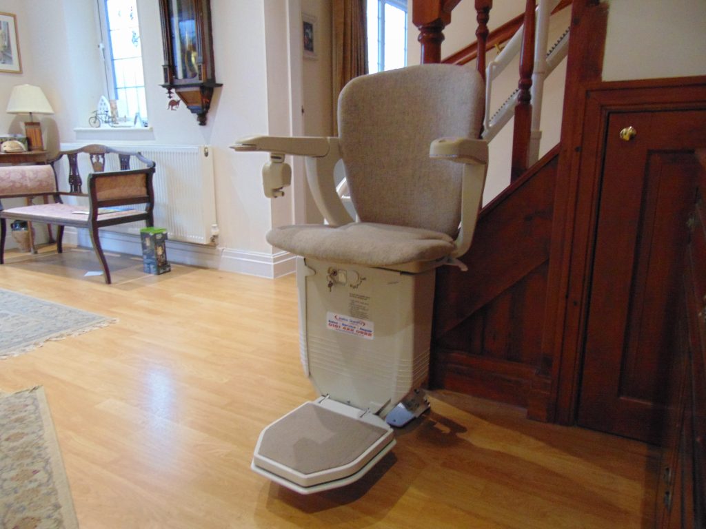 How does a stairlift work